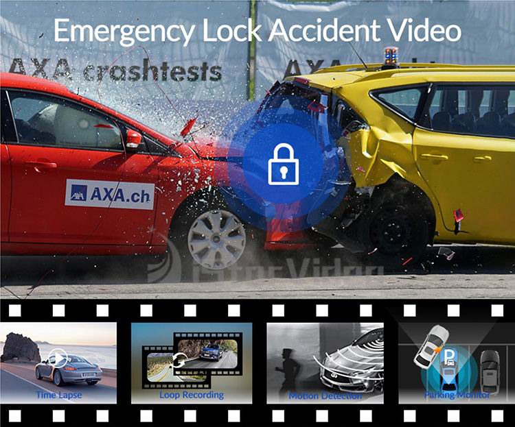 New Arrival 4K WiFi Dashcam 3840 x 2160 pixels with GPS and G-Sensor Car Mini Dash Cam 4K