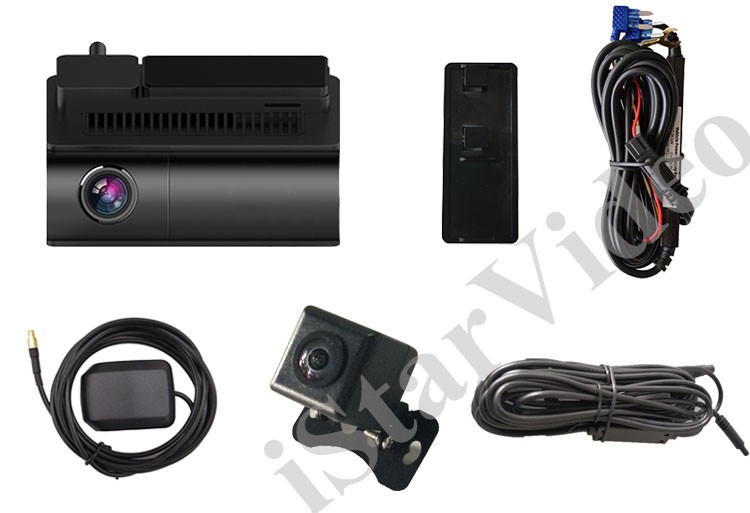 WiFi 4G Dash Cam Remote Live View and 24h Parking Monitoring SOS Alarm GPS Tracking Support 256G SD Card