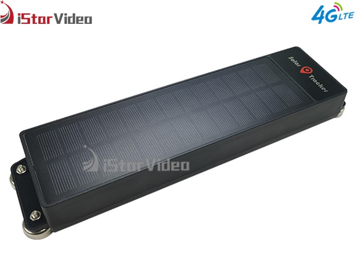 4G Solar GPS Tracker for Assets / Container / Truck / Fishing Boat / Cargo Tracking Strong Magnetic Light Sensor Alarm IP67 Waterproof