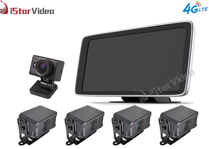 4G Vehicle DVR for Truck and Bus 360 Degree View Display 24h Parking Monitoring GPS Tracking Powerful Multimedia Functions Support 256GB TF Card