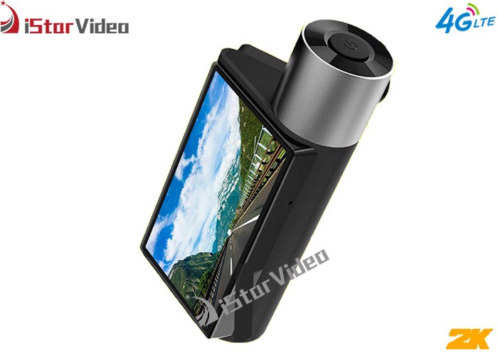 4G 2K LTE Dash Cam with Remote Live View Monitor, GPS Tracking, SOS Alarm, Anti-theft Alarm, Full Time Parking Guard