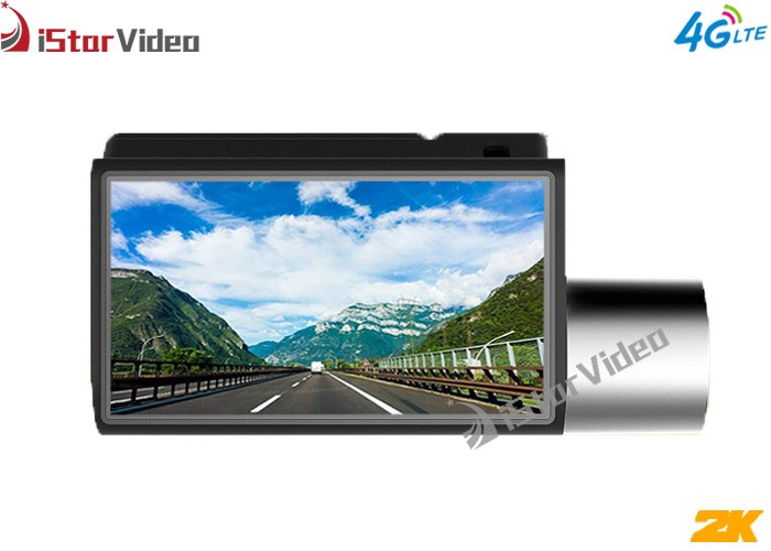 4G 2K LTE Dash Cam with Remote Live View Monitor, GPS Tracking, SOS Alarm, Anti-theft Alarm, Full Time Parking Guard