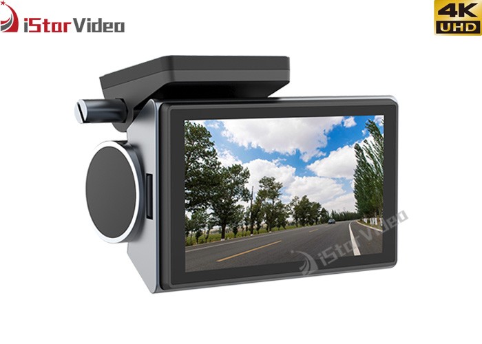 4K WiFi 2160P Dash Camera, 3.16” IPS Touch Screen, 24 Hours Parking Mode, G-Sensor, Night Vision, Loop Recording, Support 256GB Max