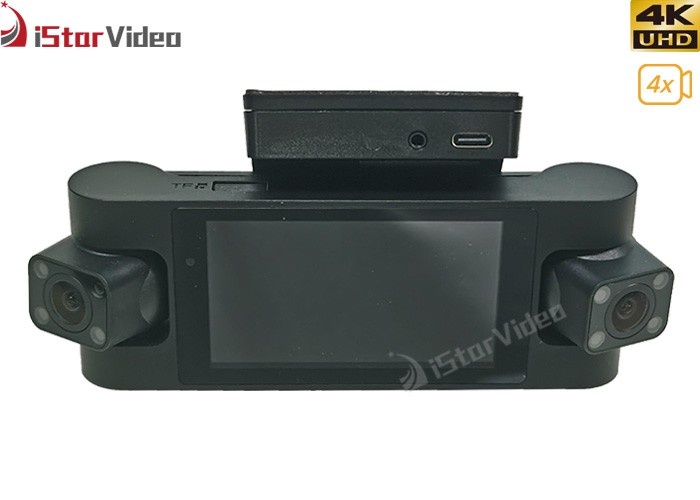 4Cams WiFi 2160P Dash Camera, 4CH, 3”IPS Screen, 24 Hours Parking Mode, G-Sensor, GPS, Night Vision, Loop Recording, Support 256GB Max