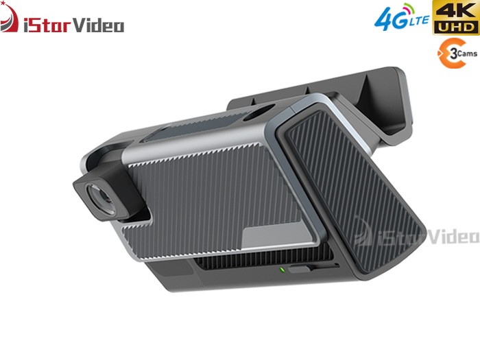 4G LTE 4K Dash Cam 3 Cams UHD 2160P WDR Live Video 24h Remote Monitoring with Sony IMX415 Sensor WiFi GPS Parking Mode