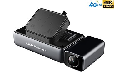 4K 4G LTE Dash Cam UHD 2160P WDR Live Video 24h Remote Monitoring with Sony IMX415 Sensor WiFi GPS Parking Mode